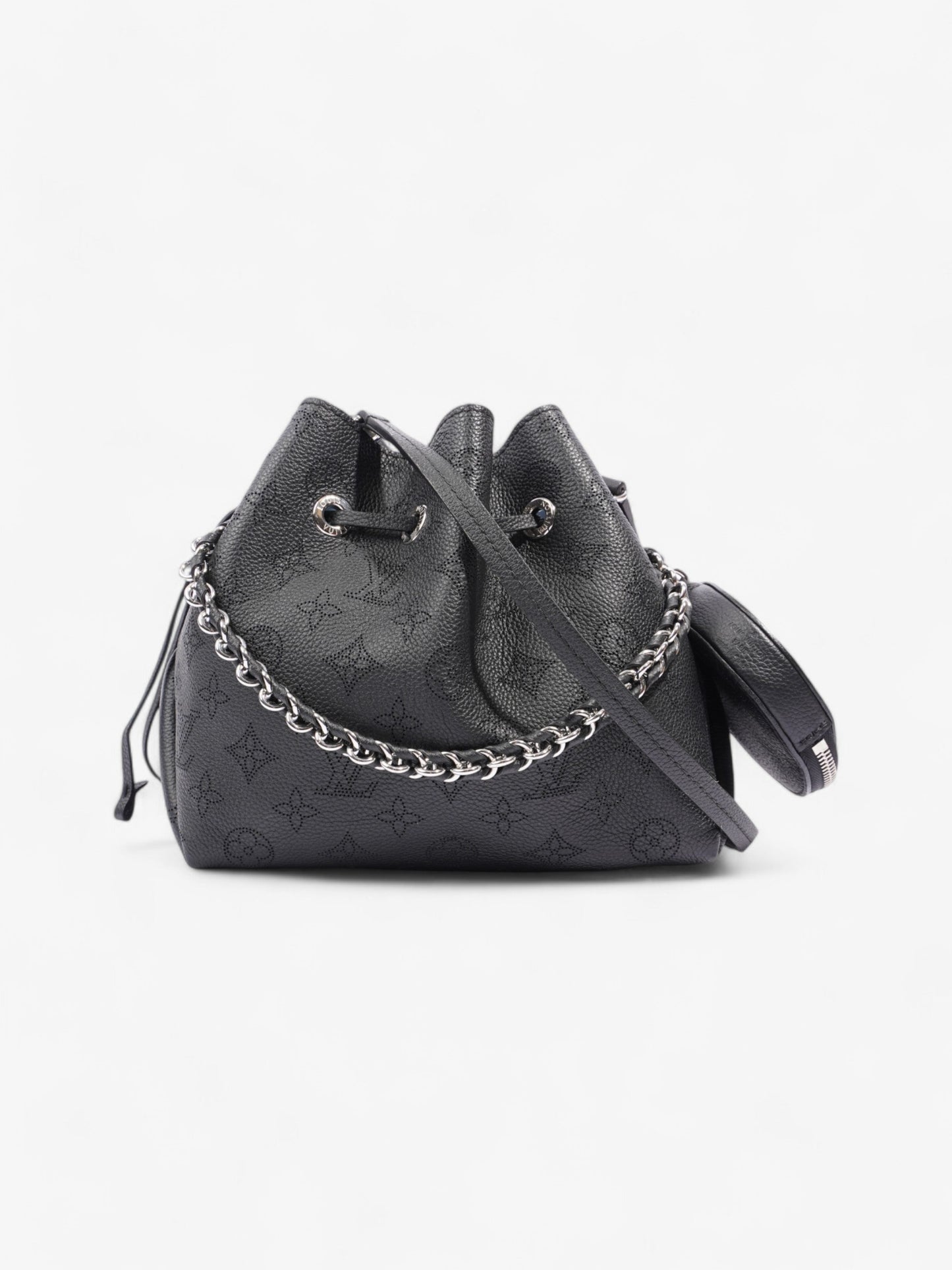 Louis Vuitton Bella Bucket Bag Black Monogram Calfskin Leather