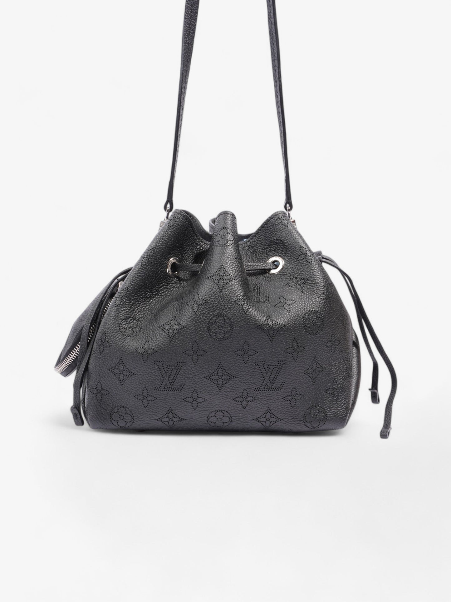 Louis Vuitton Bella Bucket Bag Black Monogram Calfskin Leather