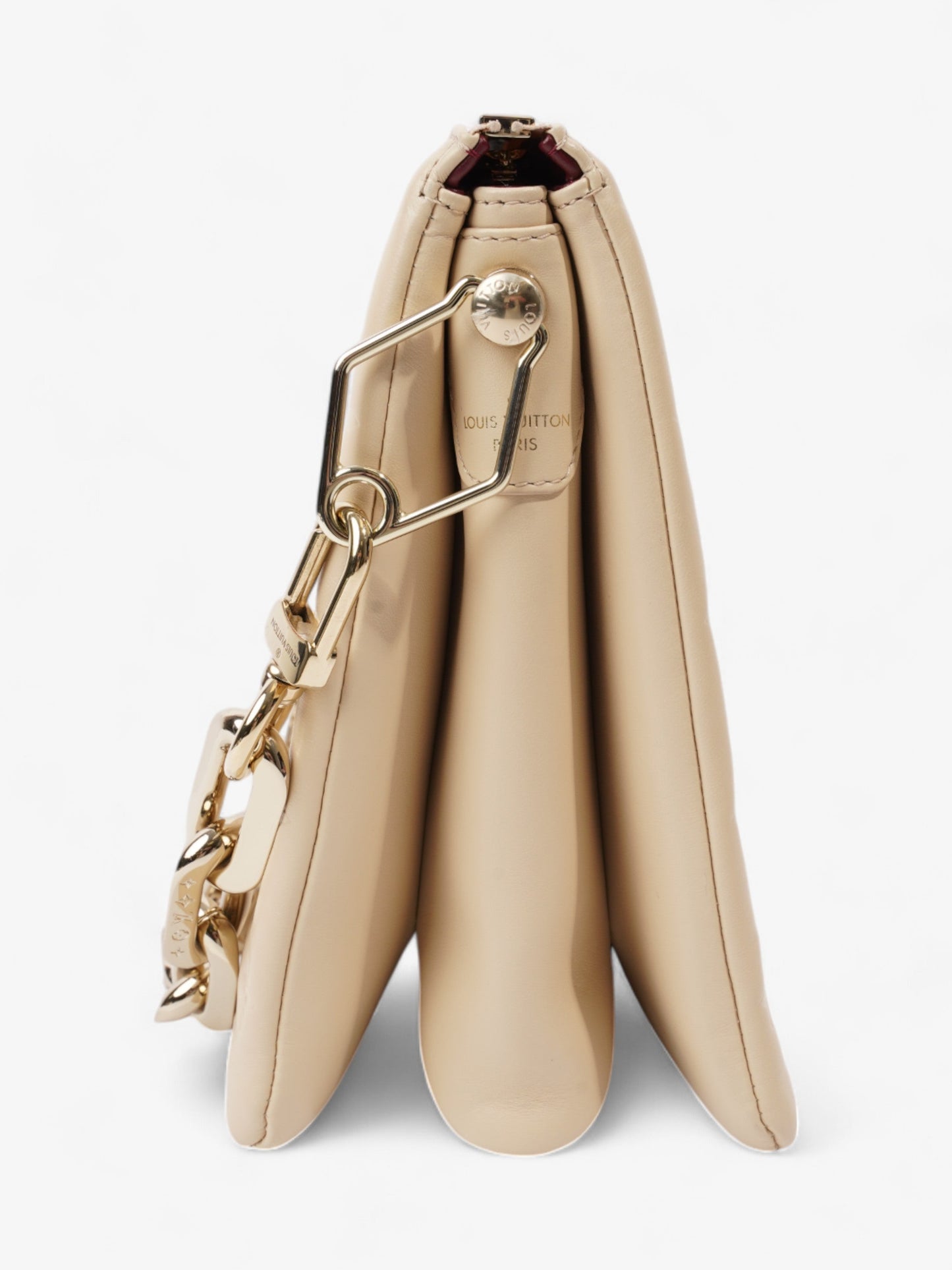 Louis Vuitton Coussin Light Beige Lambskin Leather MM