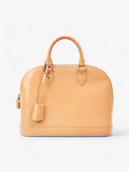 Louis Vuitton Alma Monogram Vernis / Yellow Vernis Leather PM