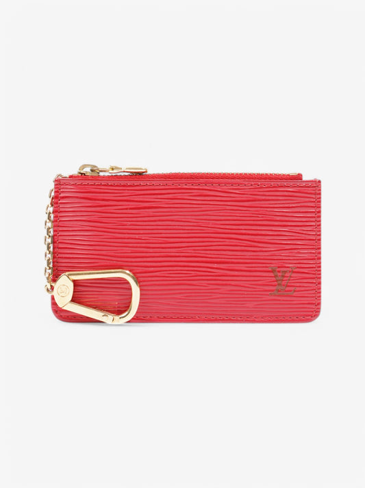 Louis Vuitton LV Coin Purse Red Epi Leather