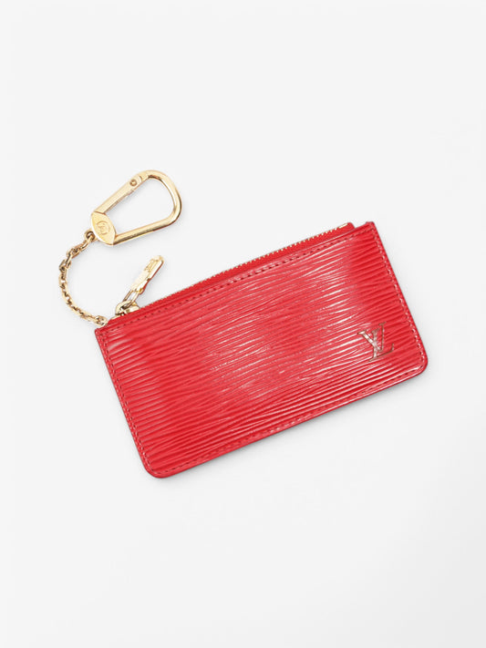 Louis Vuitton LV Coin Purse Red Epi Leather