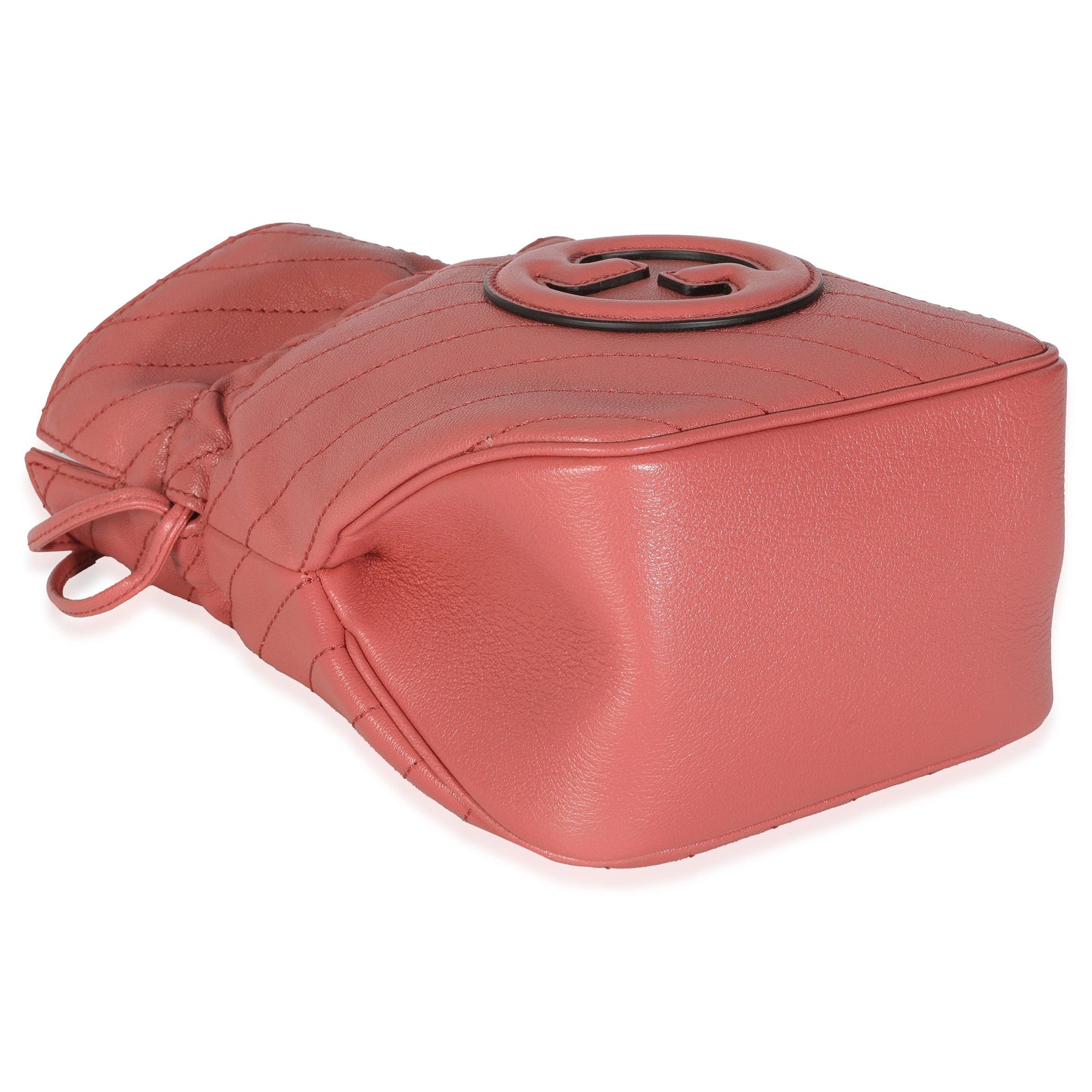 Gucci Pink Calfskin Blondie Bucket Bag