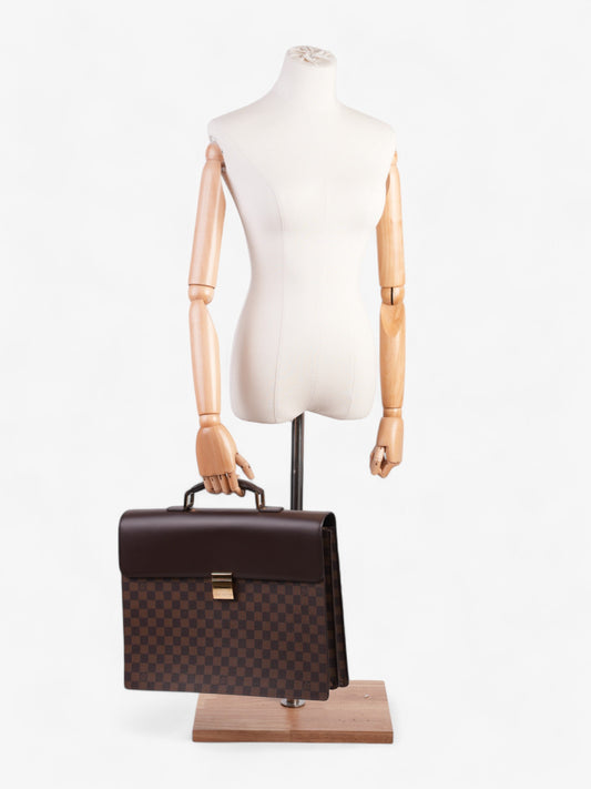 Louis Vuitton Altona Damier Ebene Coated Canvas GM
