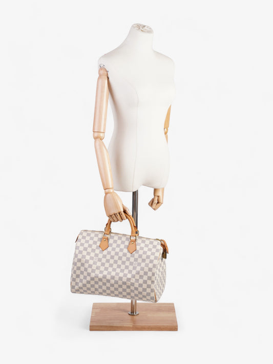 Louis Vuitton Speedy 35 Damier Azur Coated Canvas