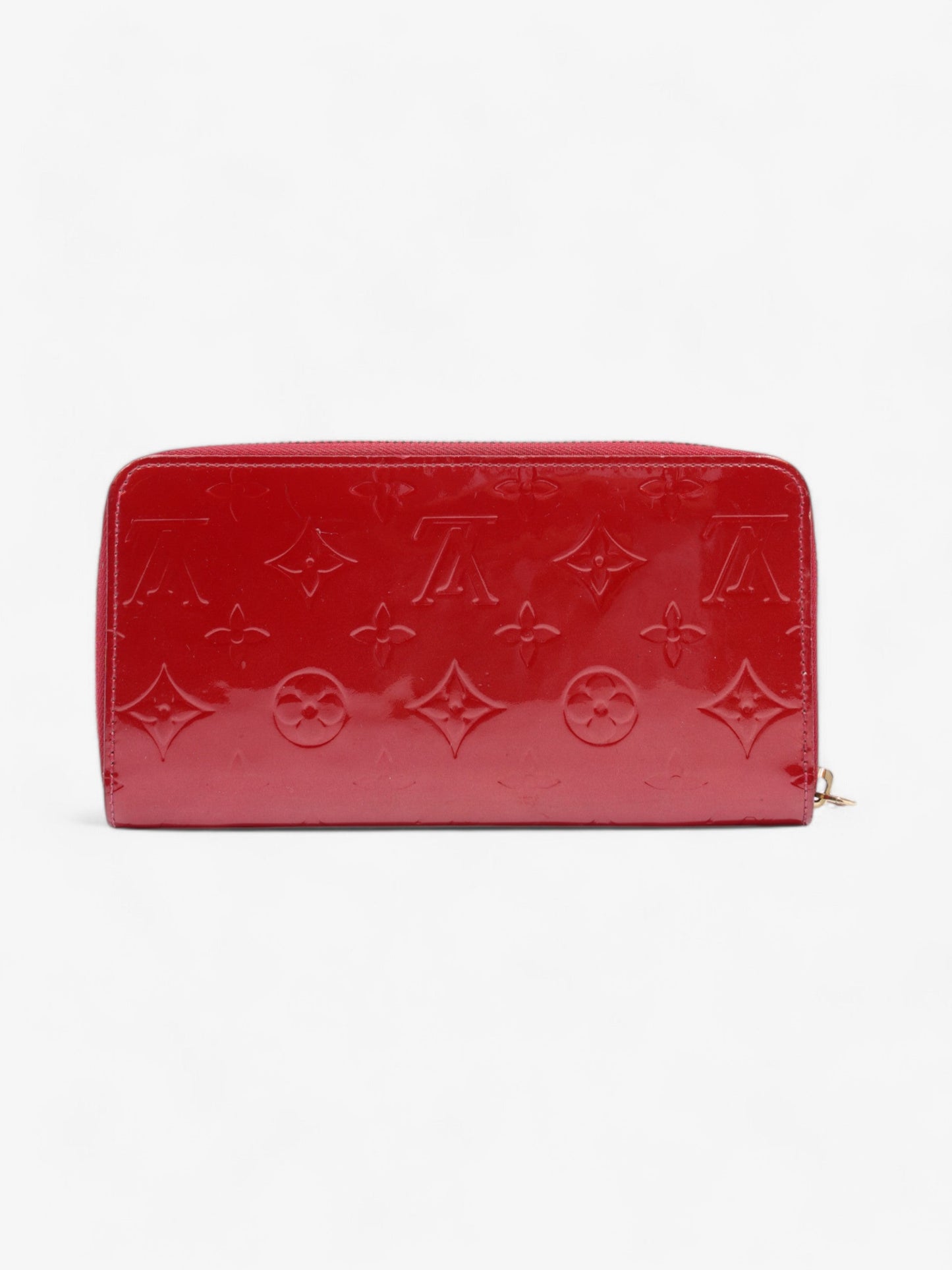 Louis Vuitton Zippy Wallet Monogram Vernis / Red Vernis Leather