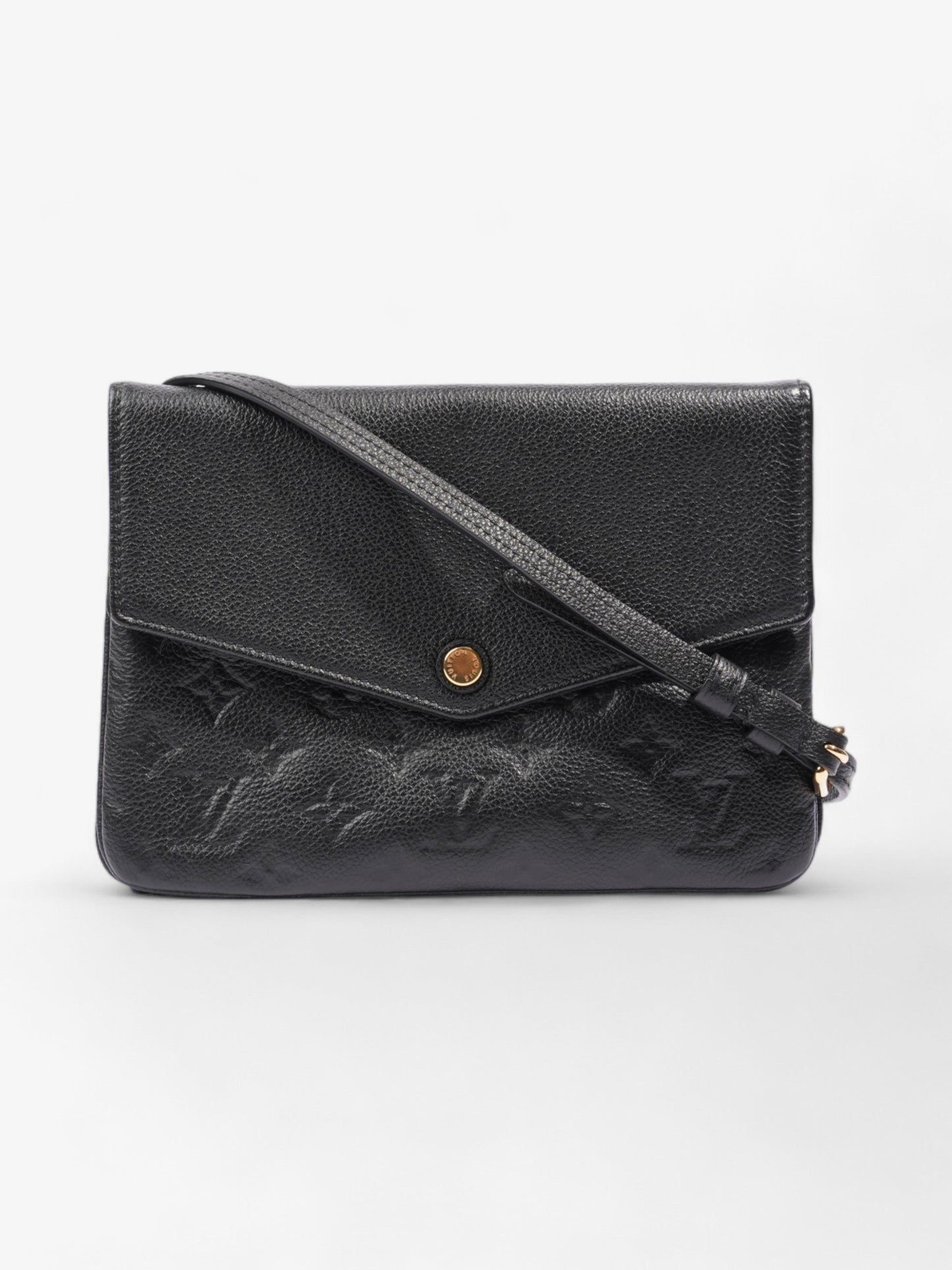 Louis Vuitton Twice Pouch Black Empreinte Leather