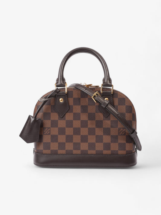 Louis Vuitton Alma BB Damier Ebene Coated Canvas