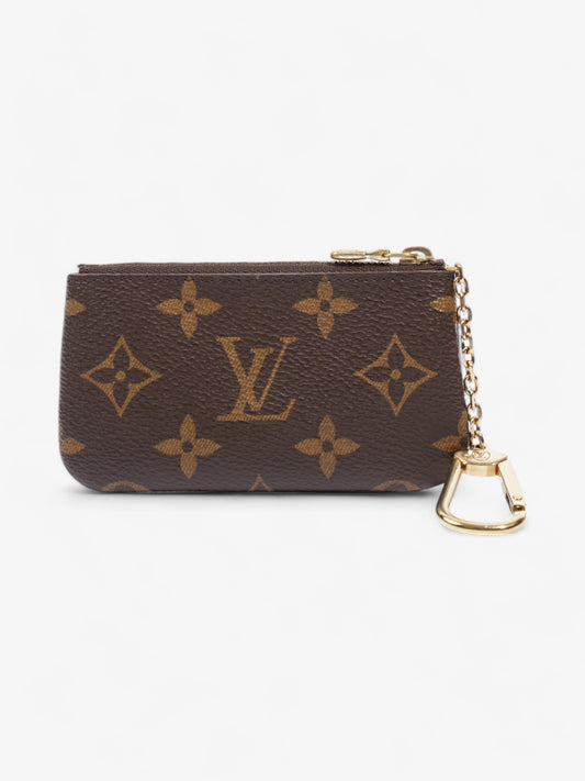 Louis Vuitton Pochette Cles Coin Purse Monogram Coated Canvas