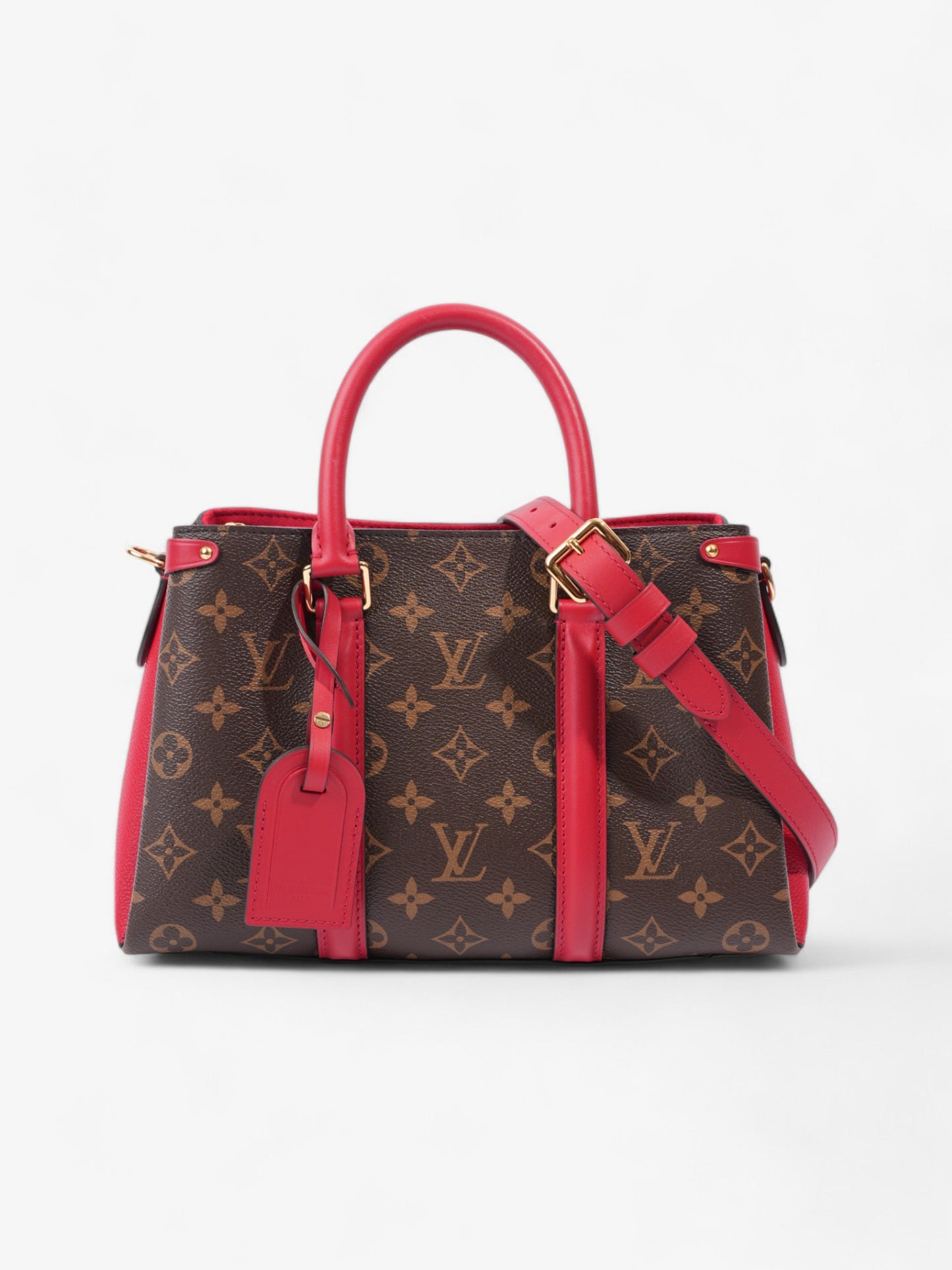 Louis Vuitton Soufflot Monogram / Cherry Coated Canvas BB