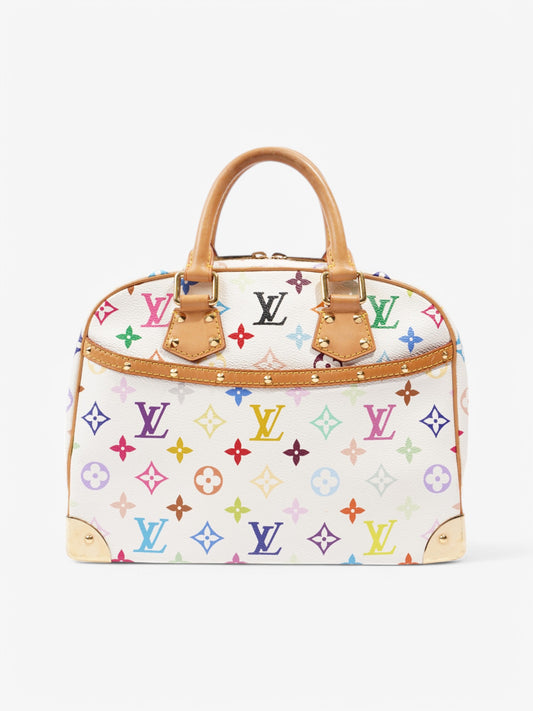 Louis Vuitton x Murakami Monogram Multicolor Trouville Bag White  / Multicolour Coated Canvas