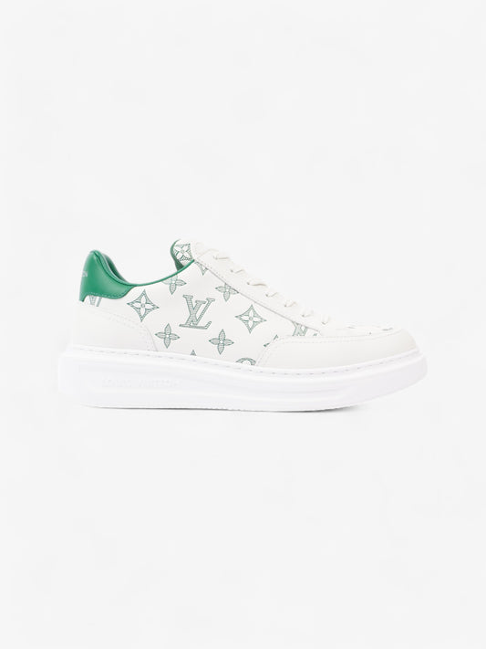 Louis Vuitton Beverley Hills White  / Green Leather EU 41.5 UK 7.5