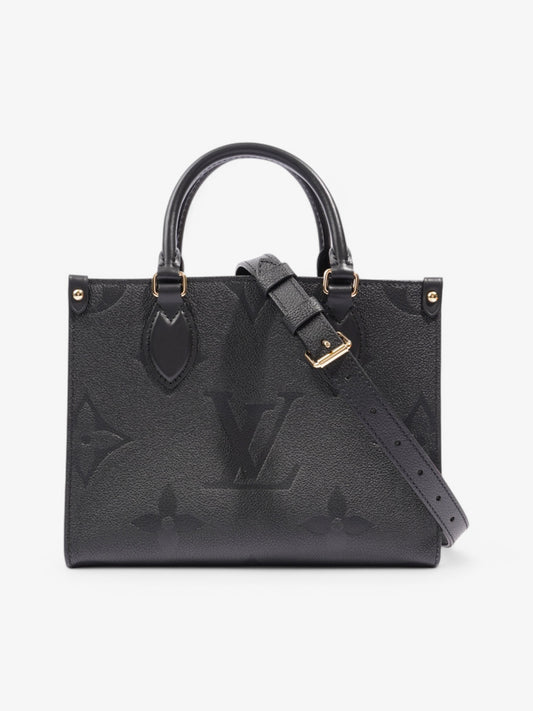 Louis Vuitton On the go Black Embossed Leather MM