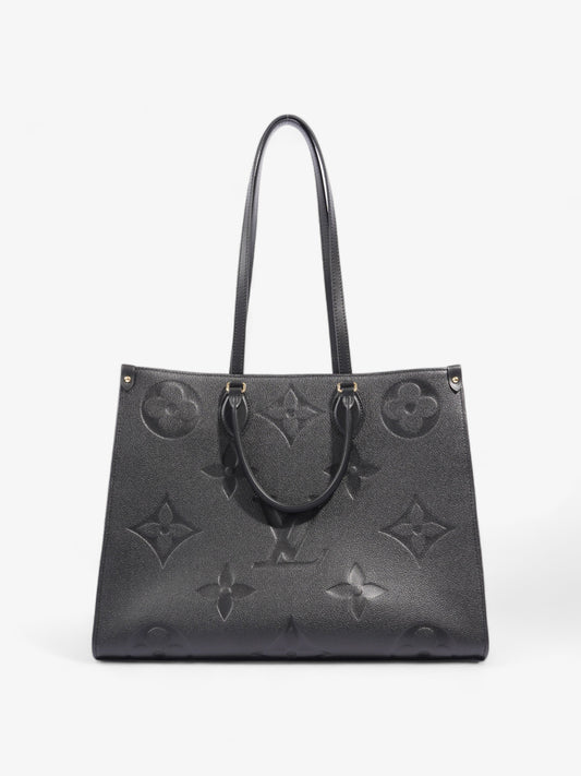 Louis Vuitton OnTheGo Black Monogram Empreinte Leather GM