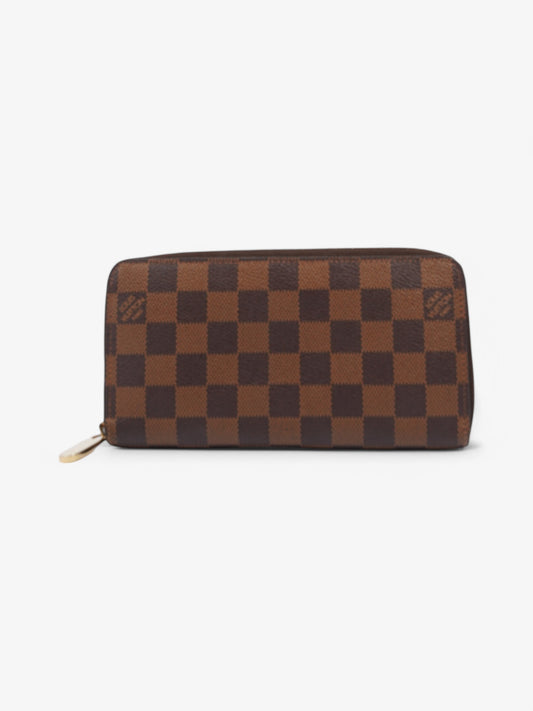 Louis Vuitton Zippy Wallet Damier Ebene Coated Canvas