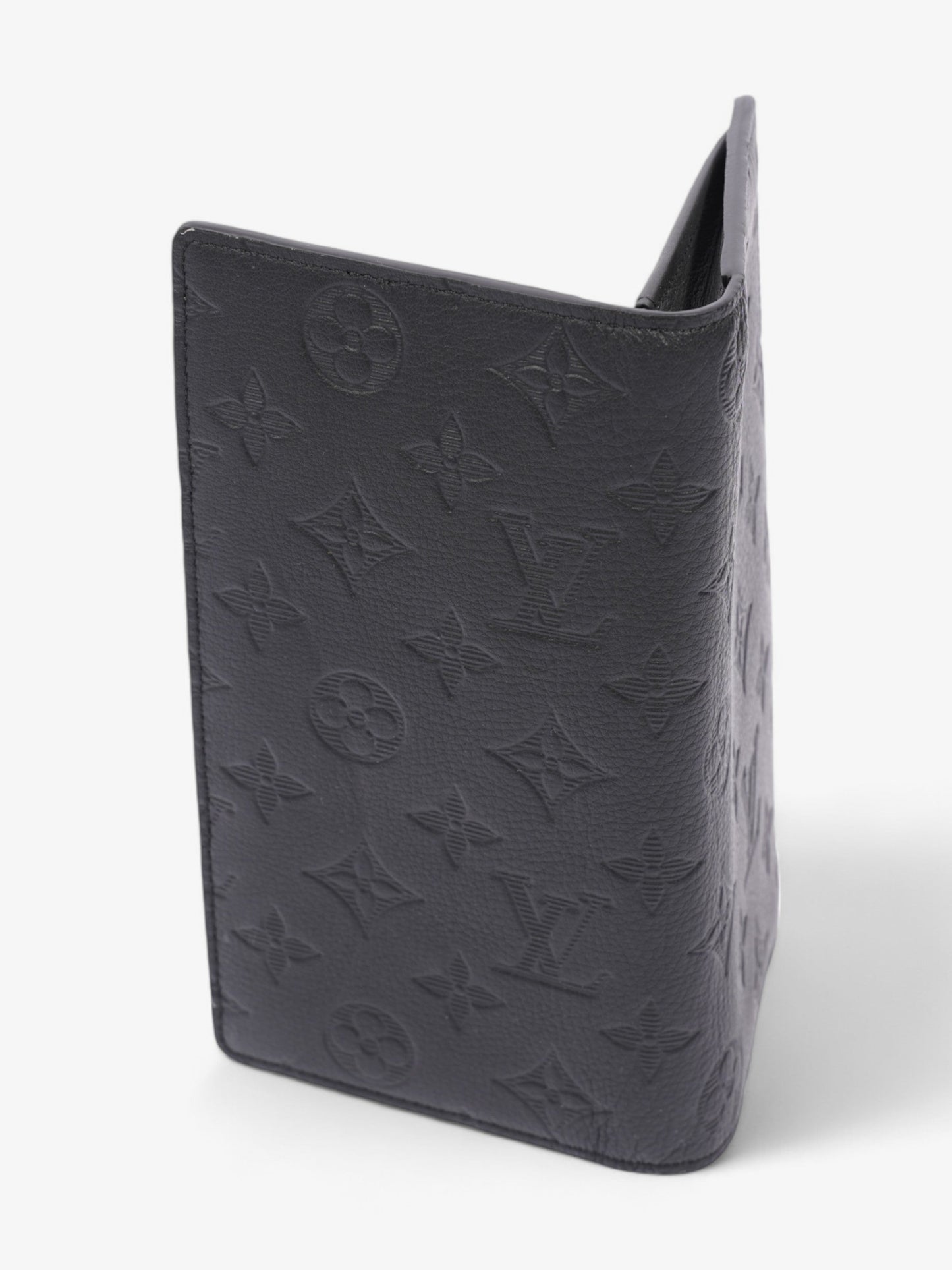 Louis Vuitton Brazza Wallet Black Monogram Vachetta Leather