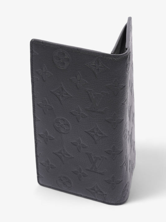 Louis Vuitton Brazza Wallet Black Monogram Vachetta Leather