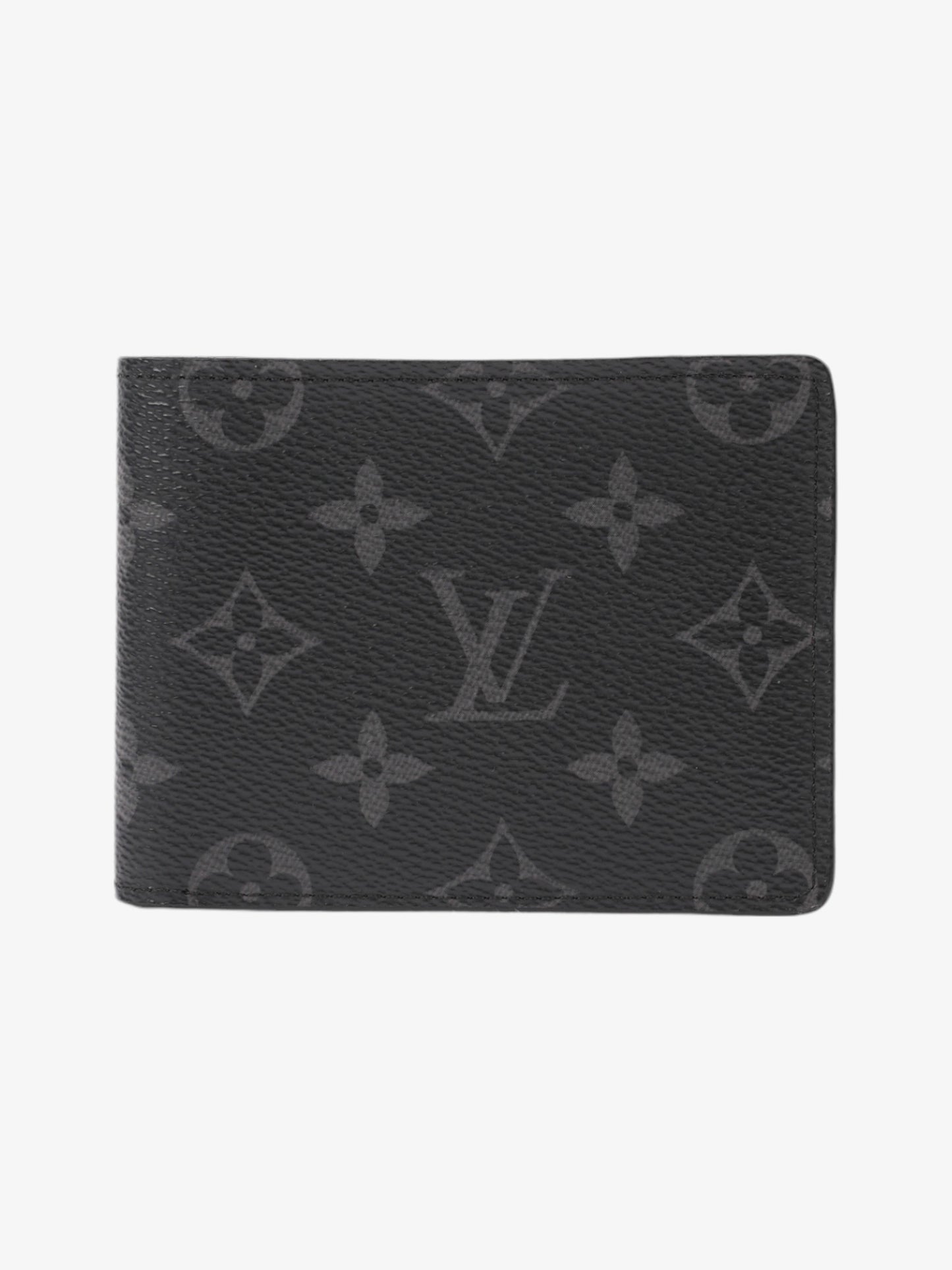 Louis Vuitton Slender Wallet Monogram Eclipse Coated Canvas