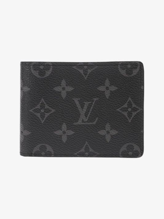 Louis Vuitton Slender Wallet Monogram Eclipse Coated Canvas