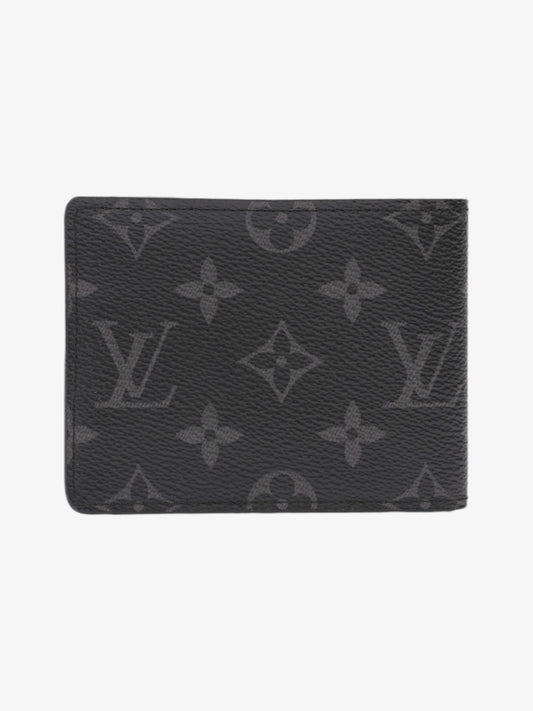 Louis Vuitton Slender Wallet Monogram Eclipse Coated Canvas