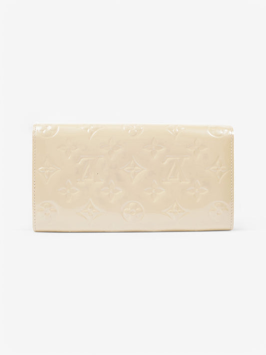 Louis Vuitton Sarah Wallet Cream Vernis Leather