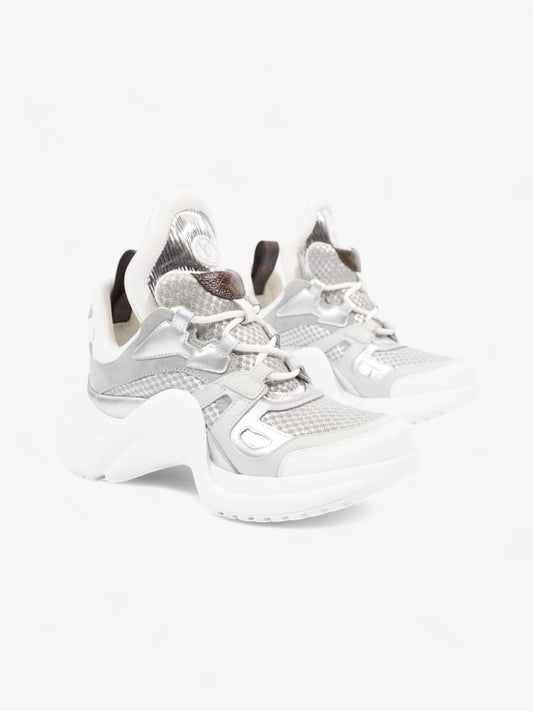 Louis Vuitton Archlight Silver / White Mesh EU 37 UK 4