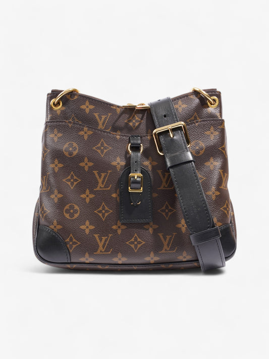 Louis Vuitton Odeon Monogram / Black Coated Canvas PM