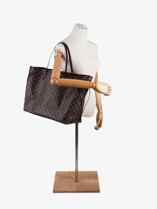 Louis Vuitton Neverfull Damier Ebene Coated Canvas GM