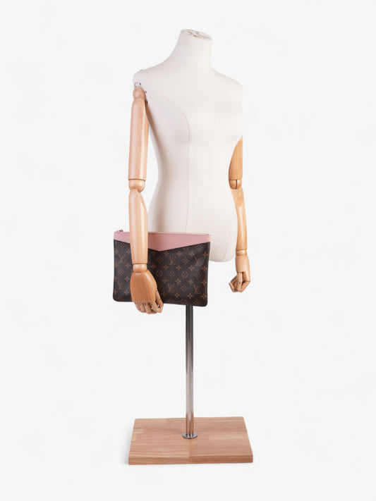 Louis Vuitton Daily Pouch Monogram / Rose Poudre Coated Canvas