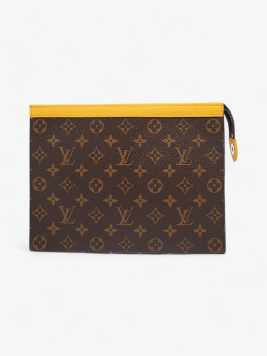 Louis Vuitton Pochette Voyage Monogram / Yellow Coated Canvas MM