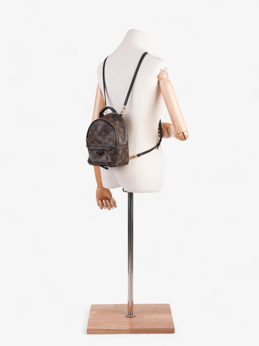 Louis Vuitton Palm Springs Monogram / Black Coated Canvas Mini