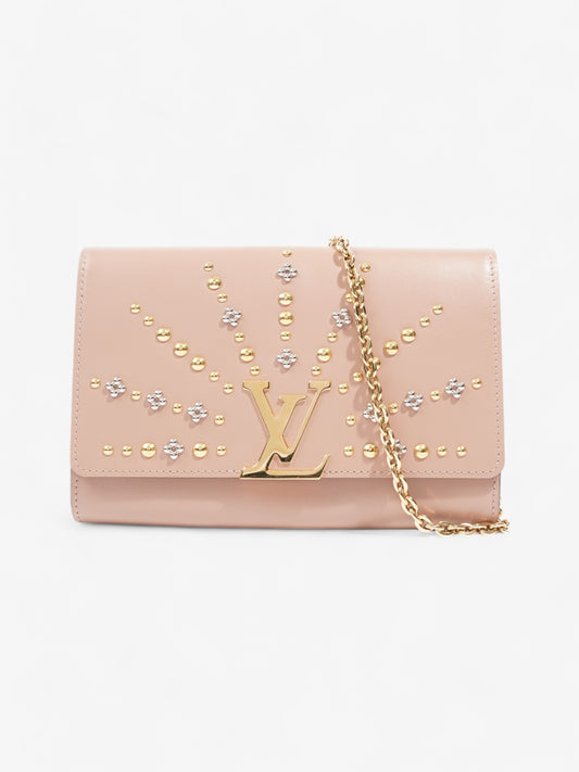 Louis Vuitton Studded Louise Chain Nude / Mixed Metal Calfskin Leather GM