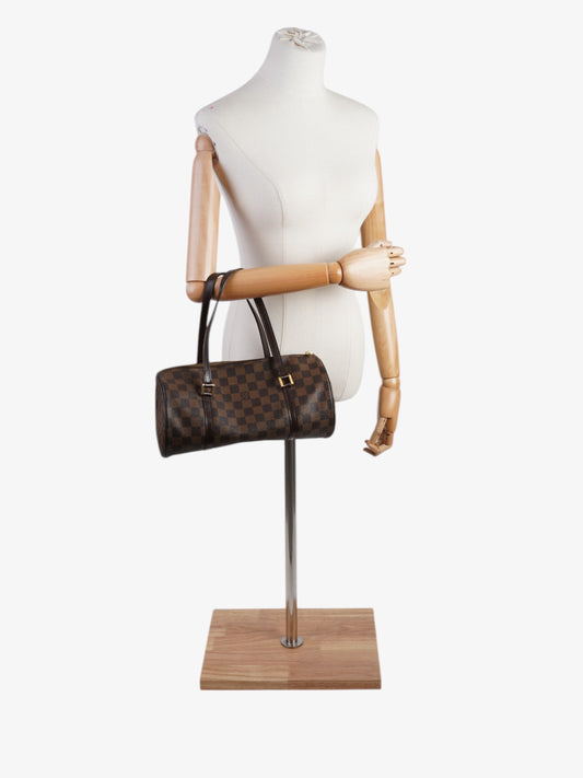 Louis Vuitton Papillon Damier Ebene Coated Canvas 30
