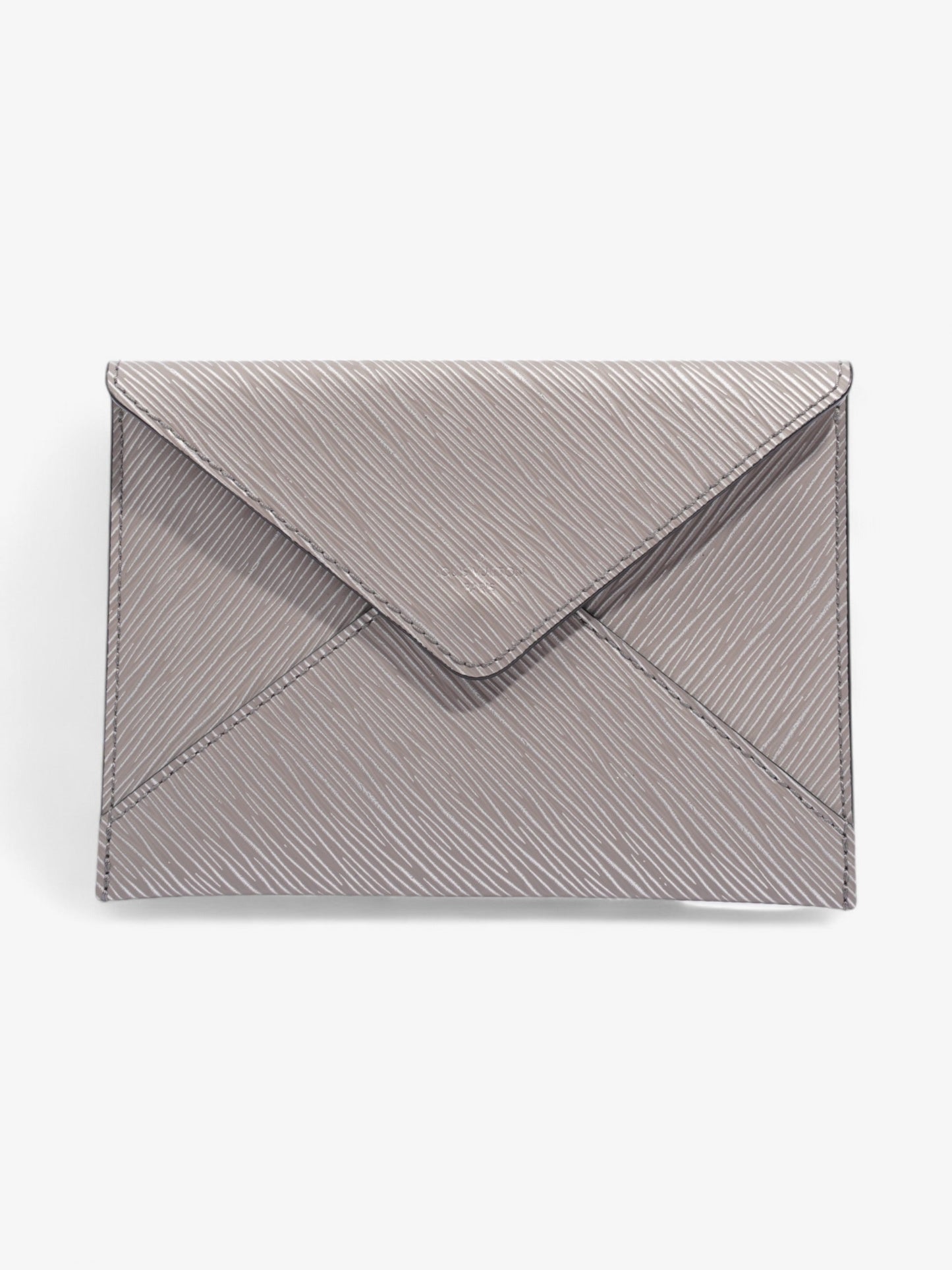 Louis Vuitton Epi Leather Invitation Envelope Clutch Grey Epi Leather