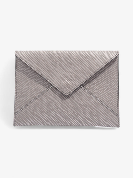 Louis Vuitton Epi Leather Invitation Envelope Clutch Grey Epi Leather