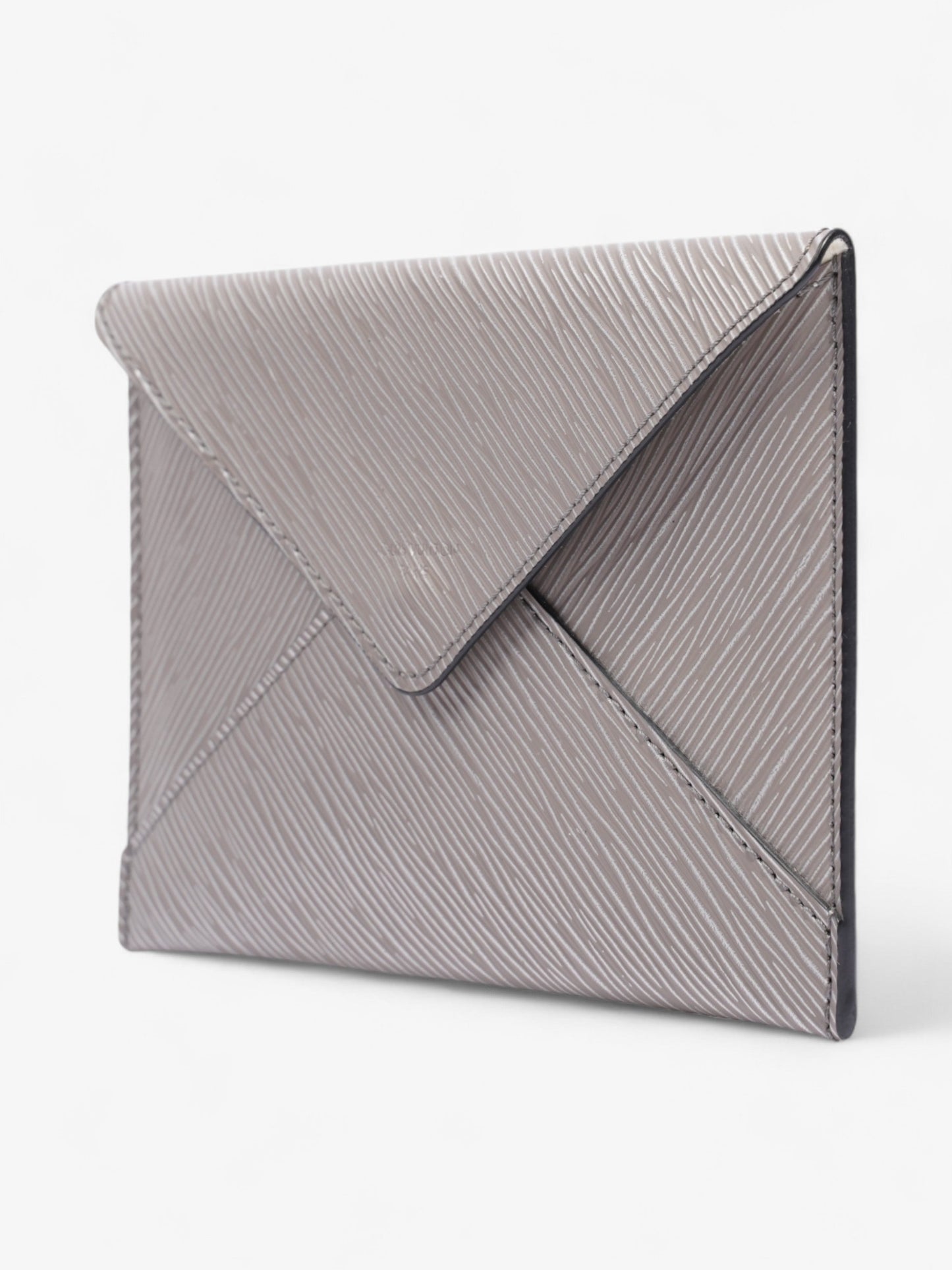 Louis Vuitton Epi Leather Invitation Envelope Clutch Grey Epi Leather