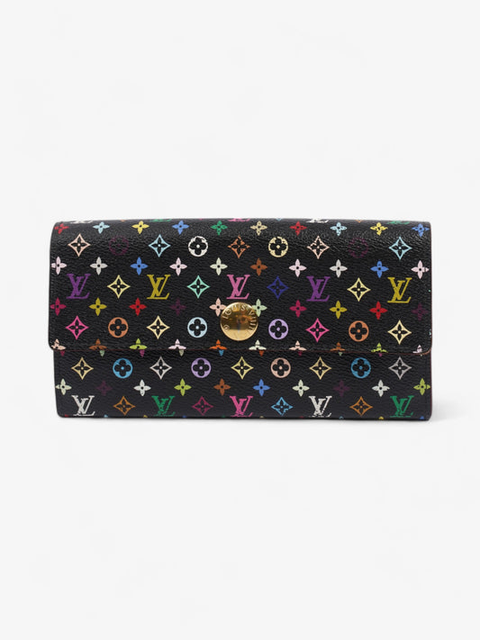 Louis Vuitton Wallet Black / Multicolour Coated Canvas