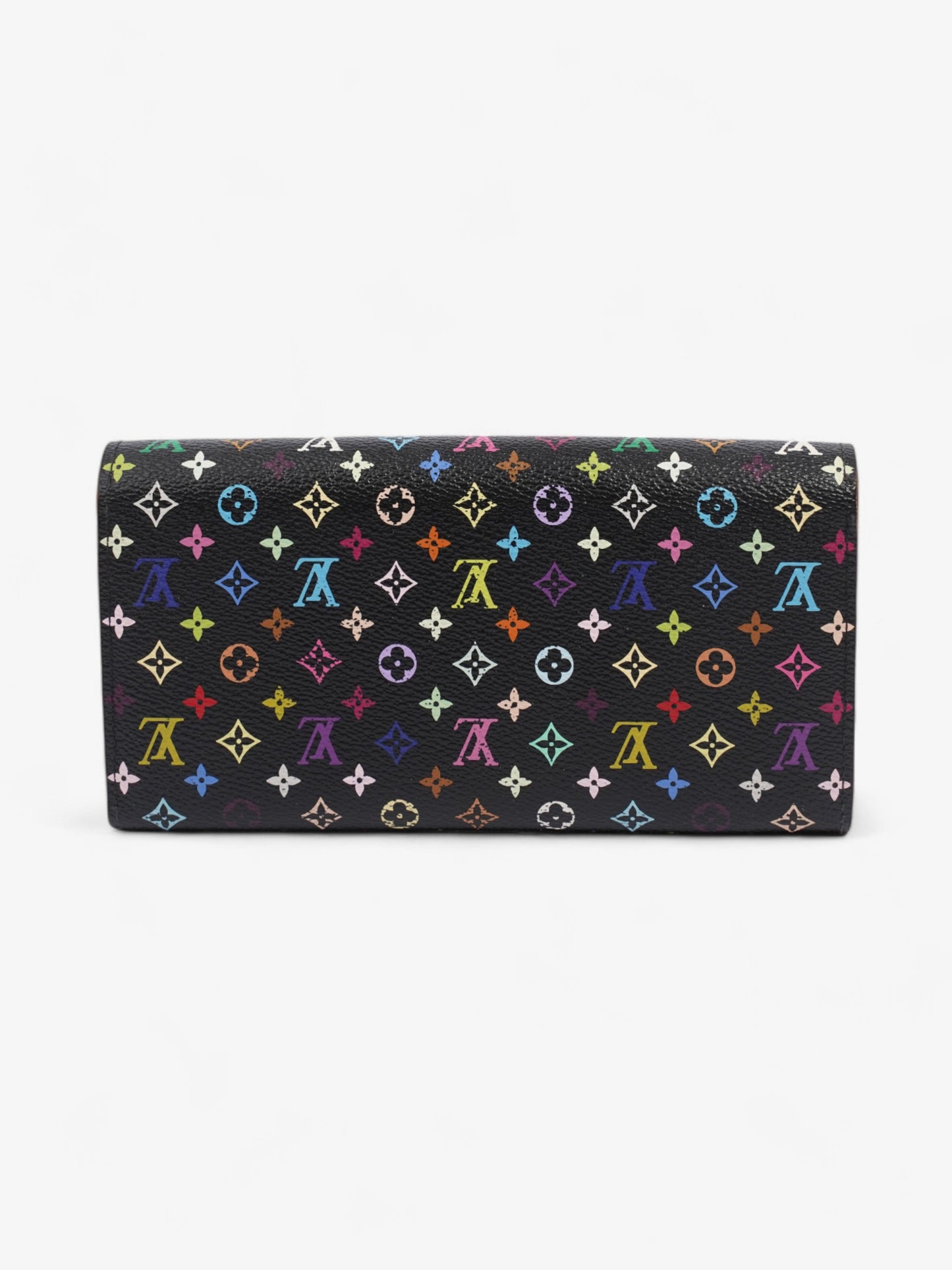 Louis Vuitton Wallet Black / Multicolour Coated Canvas