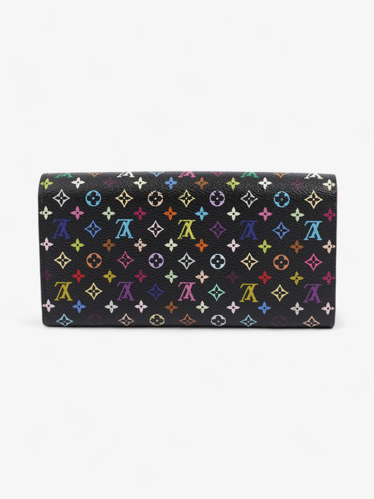 Louis Vuitton Wallet Black / Multicolour Coated Canvas