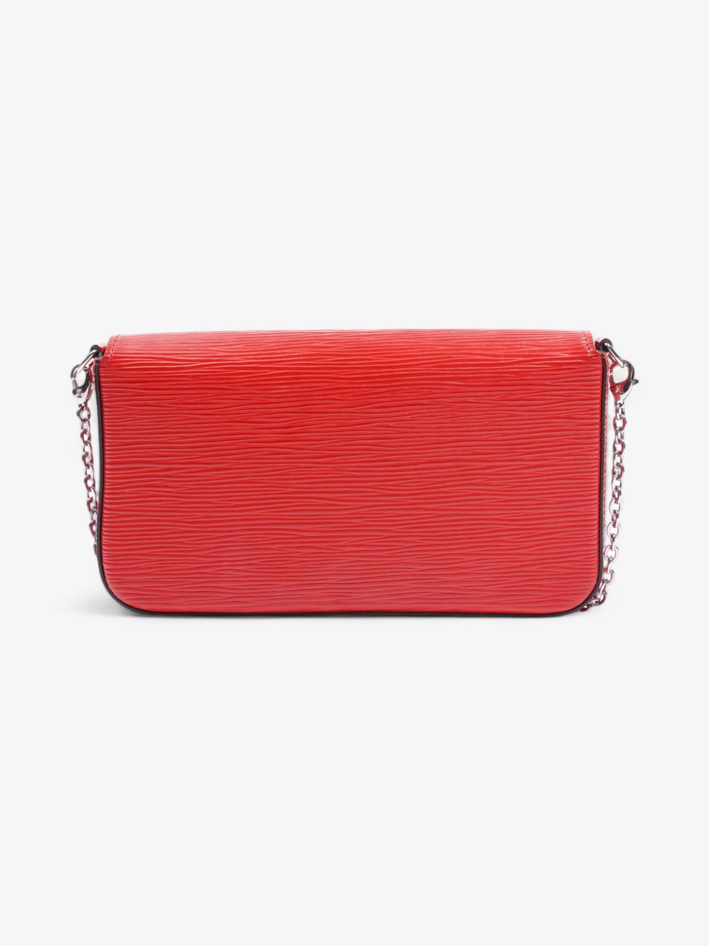 Louis Vuitton Pochette Felicie Red Epi Leather