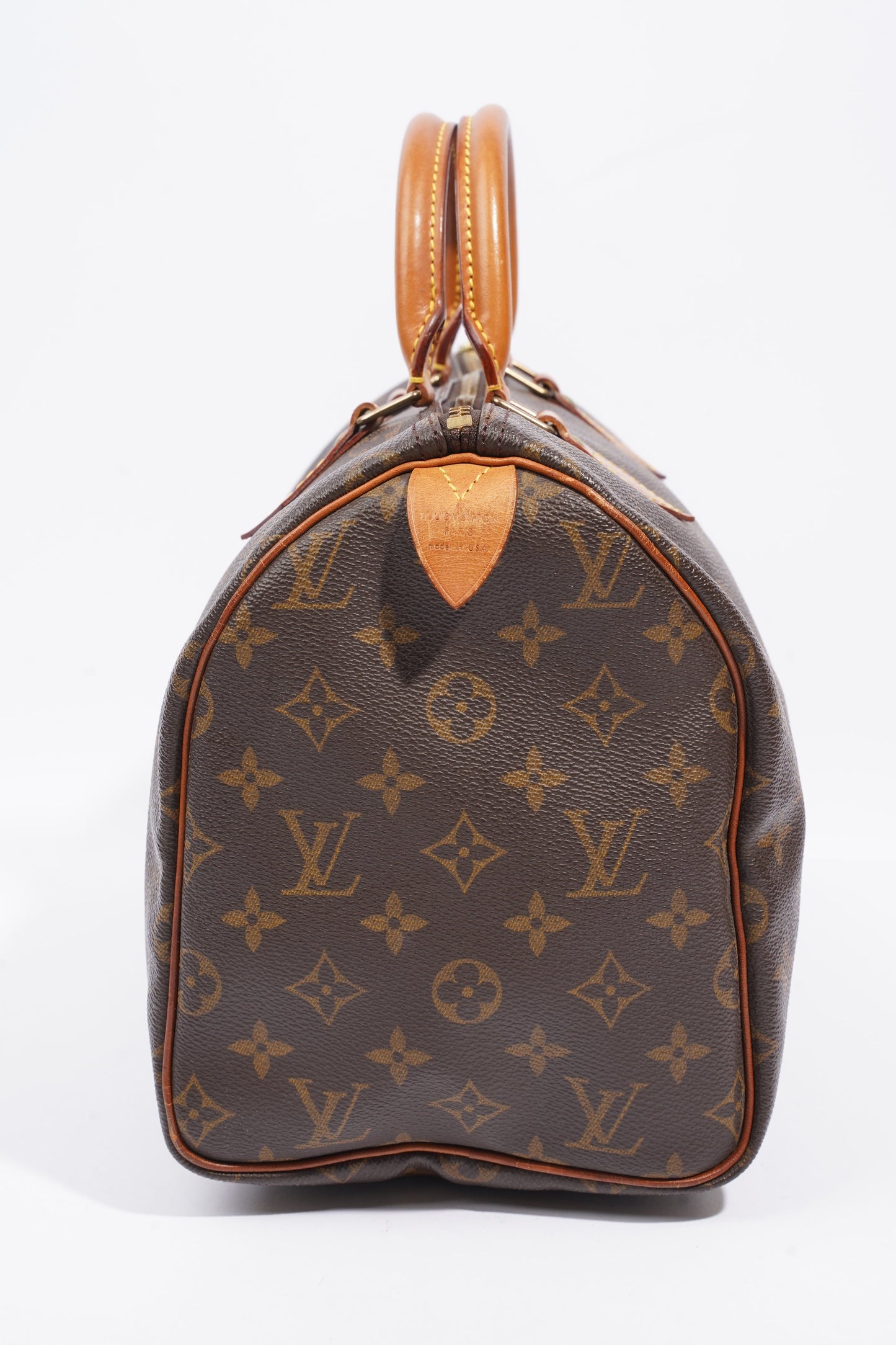 Louis Vuitton Speedy Brown / Monogram Coated Canvas 30