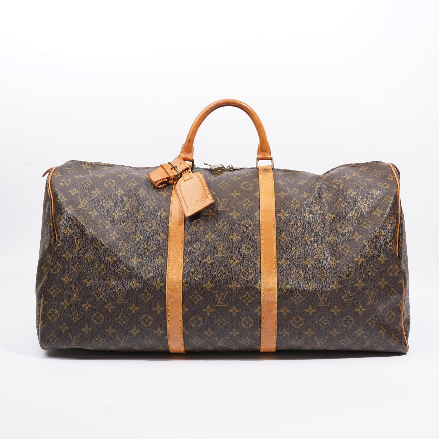 Louis Vuitton Keepall Brown / Monogram Coated Canvas 60