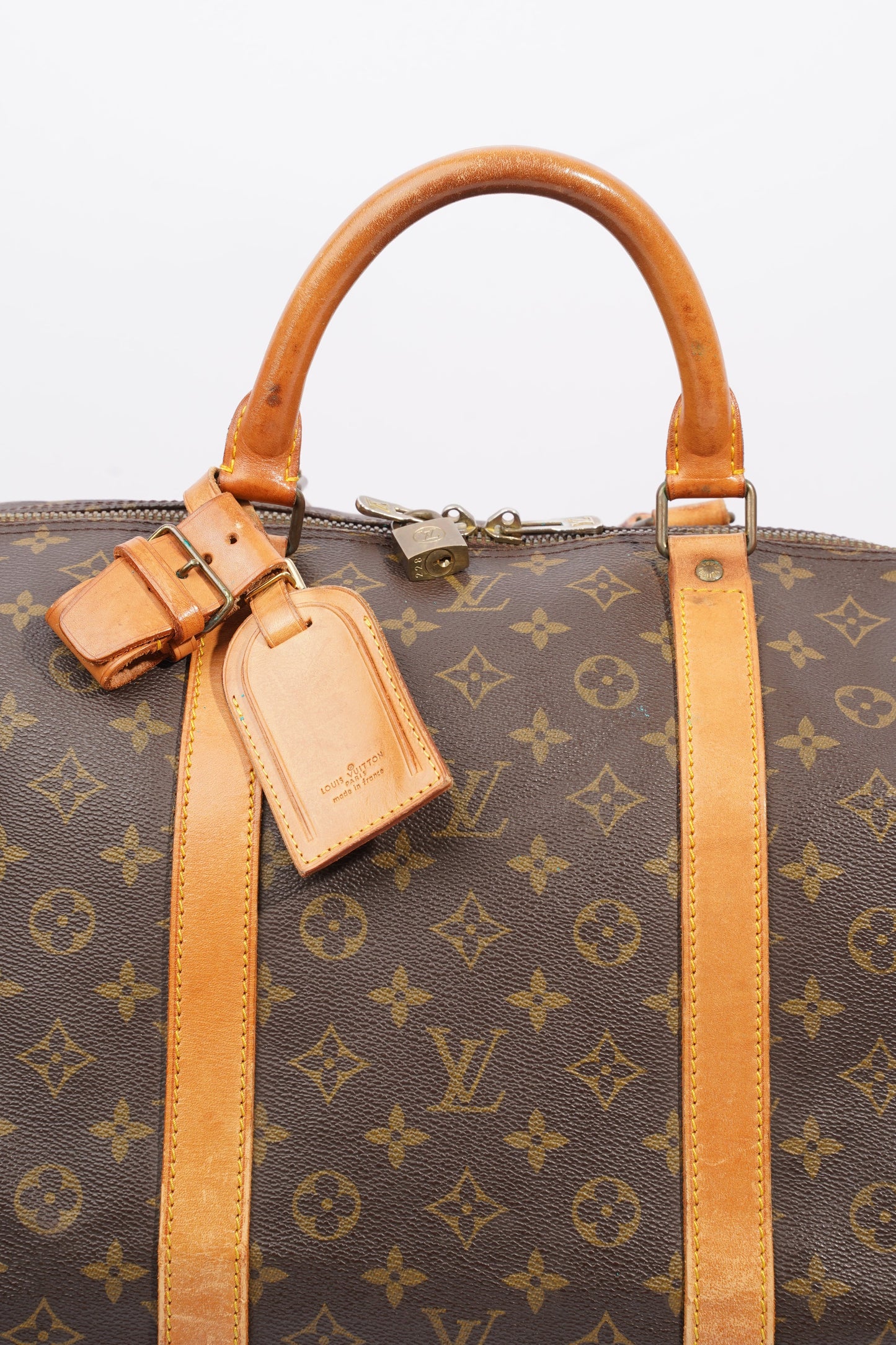 Louis Vuitton Keepall Brown / Monogram Coated Canvas 60
