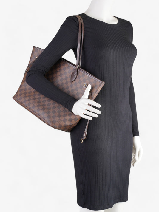 Louis Vuitton Neverfull Damier Ebene Coated Canvas MM