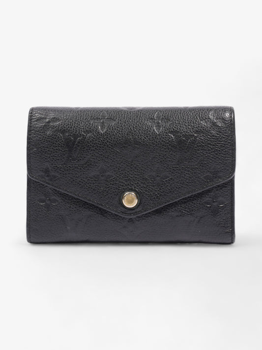 Louis Vuitton Curieuse Trifold wallet  Black / Black Empreinte Leather
