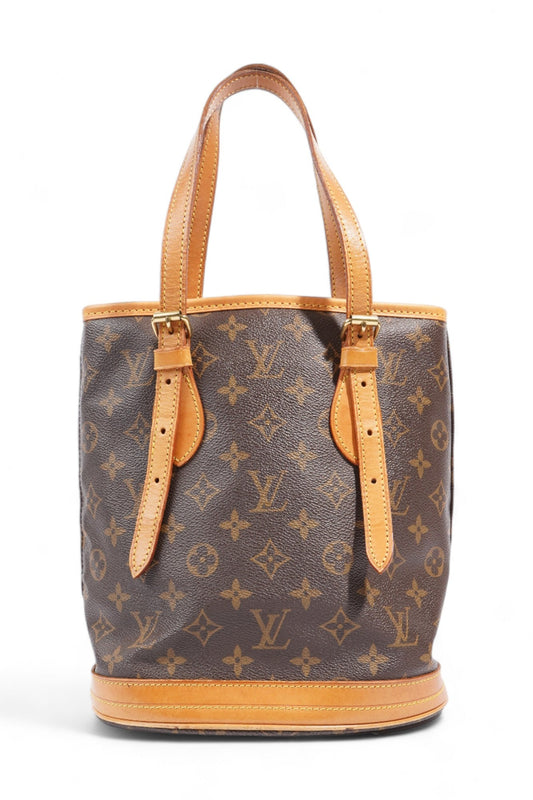 Louis Vuitton Bucket Monogram Coated Canvas PM
