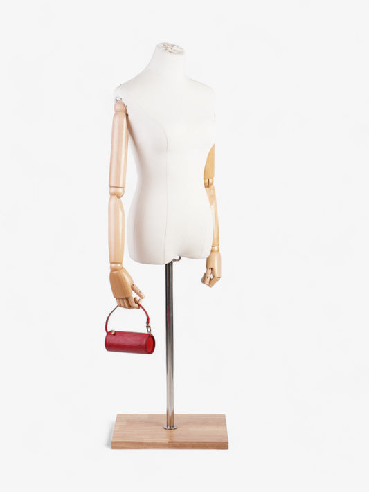 Louis Vuitton Mini Papillon Red Epi Leather