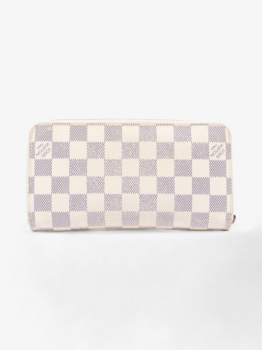 Louis Vuitton Zippy Wallet Damier Azur Coated Canvas