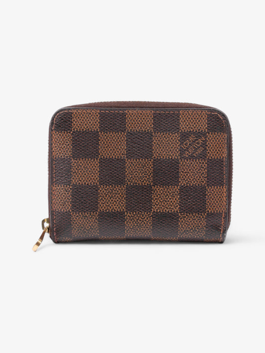 Louis Vuitton Zippy Wallet Damier Ebene Coated Canvas