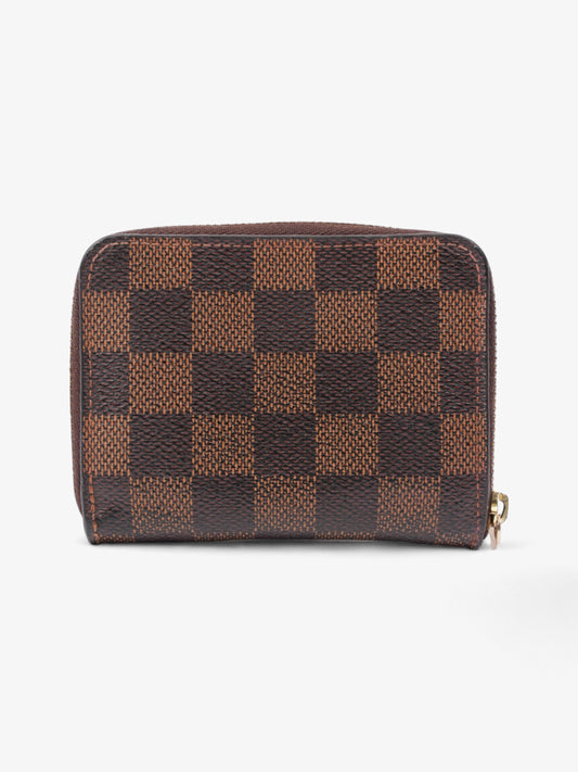 Louis Vuitton Zippy Wallet Damier Ebene Coated Canvas
